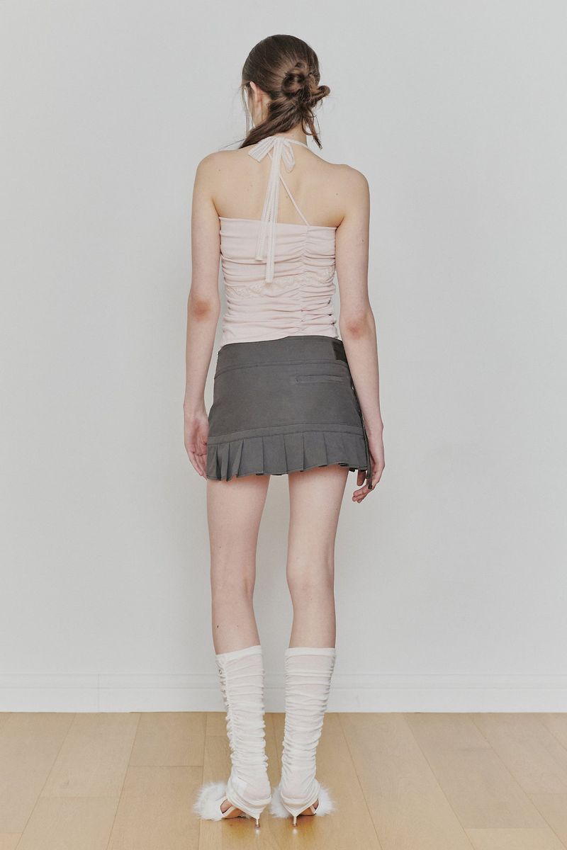 ANGEL SHIRRING TOP pink