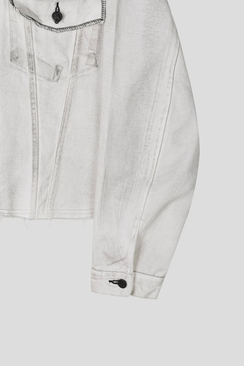 MG650 Stitch Dirty Wash Crop Jacket
