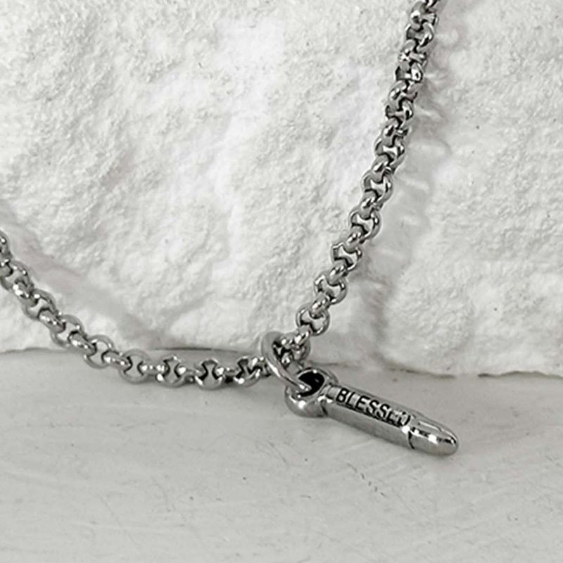 BLESSED BULLET（ブレスドブレット）の「ss-HYPER MICRO bullet necklace_silver（Accessories）」