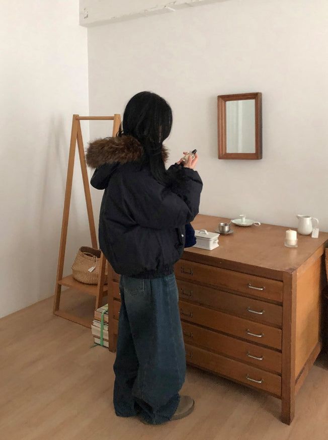 Gyuten Duffle Hood Padding Jumper