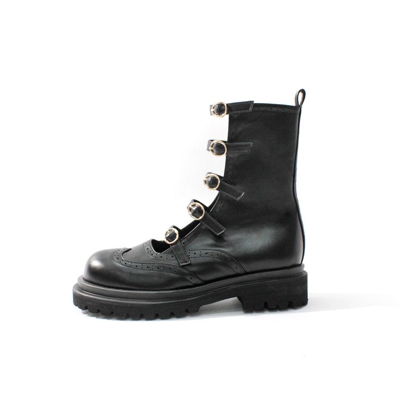 Luella Belted Walker Boots_B2555