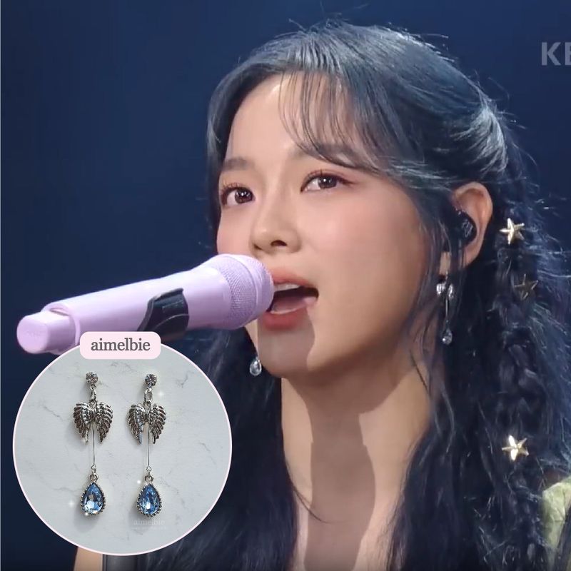 [IVE Leeseo Earring] The Angel Wings Earring