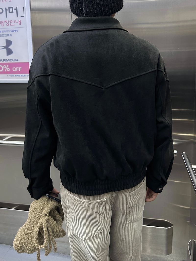 EL cut suede jacket 3C