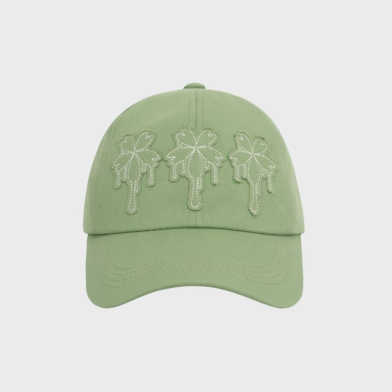 KIMZISU(キムジス)の「Dripping Patch Ball Cap _ Green(Hats)」