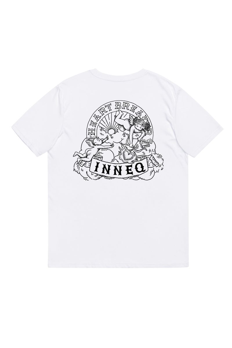 INNEQ(イネク)の「Heart Breaker Tee_White(Tops)」