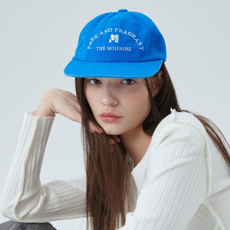 MOIFAIRE LOGO BALL CAP / BLUE