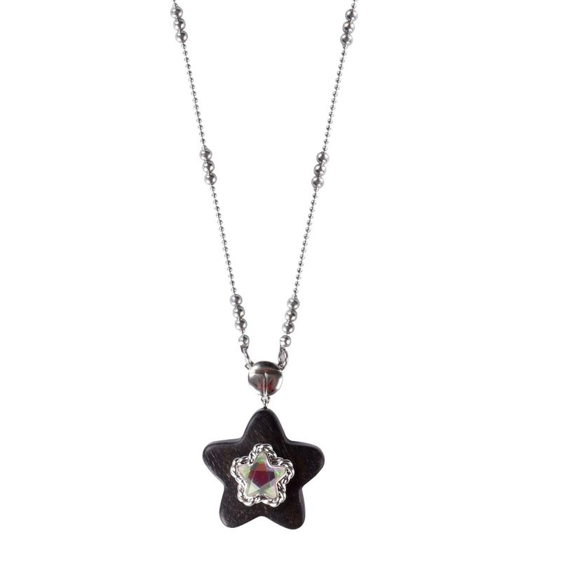 TWENTYONEAUGUST(トゥエンティワンオーガスト)の「スター レオパード エボニー ネックレス(アクセサリー)」
