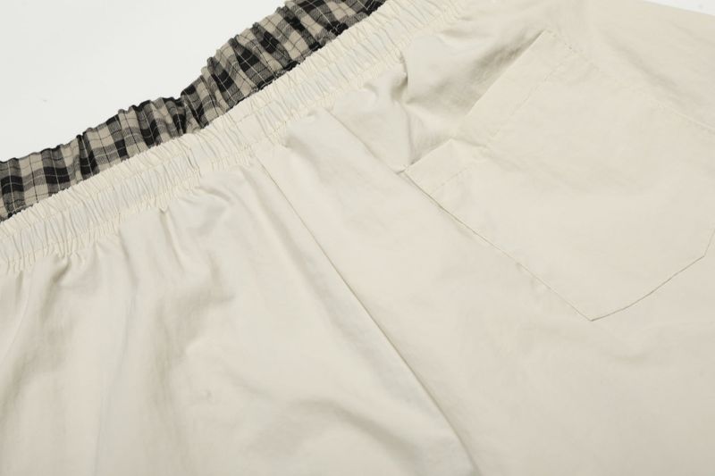 97 Checked Waist Wide Pants