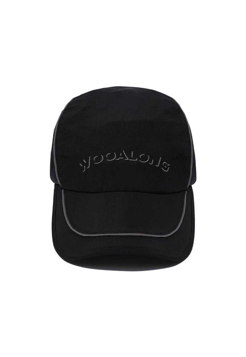 WOOALONG（ウアロン）の「Piping duck cap - BLACK（Hats）」