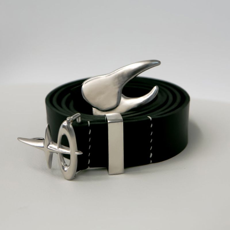 Teeth Logo Belt (Silver)