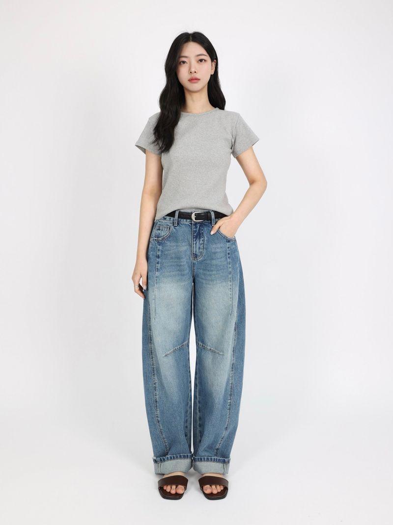  3ND REPRODUCTION PRE-ORDER PANELLED CURVED FIT DENIM code 26201