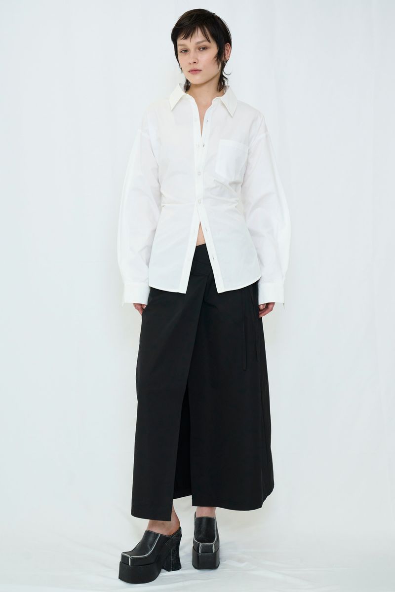 WRAP MAXI SKIRT