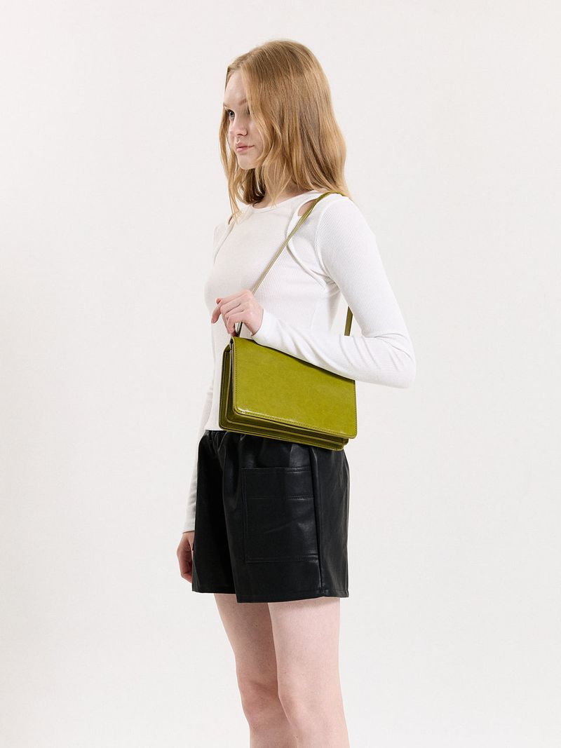 SQUARED FLAP BAG