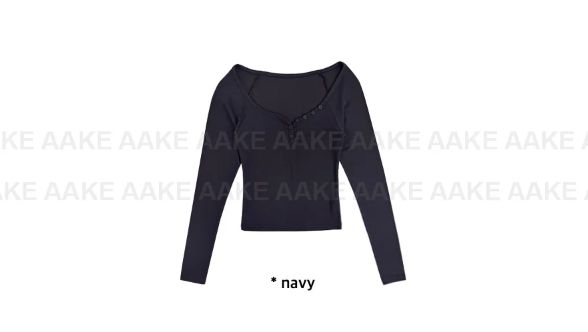 WIDE HENLEY RIBBED TOP