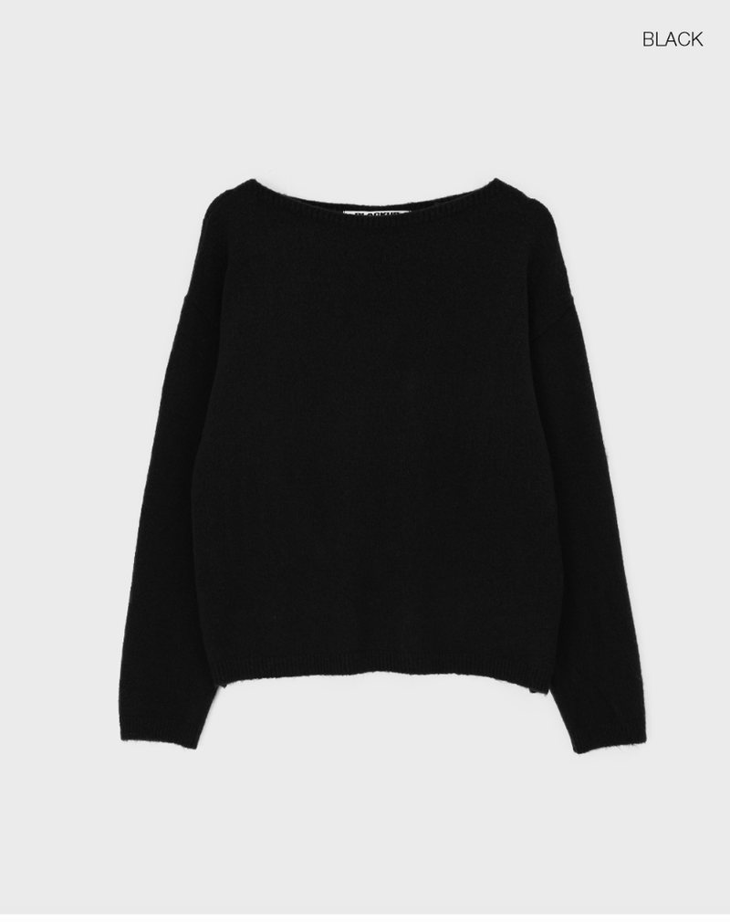 [MADE] Yardry Loose Fit Boat Neck Knit