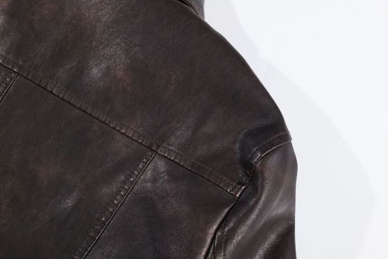 Denver Black Leather Zip-Up Jacket 233313027