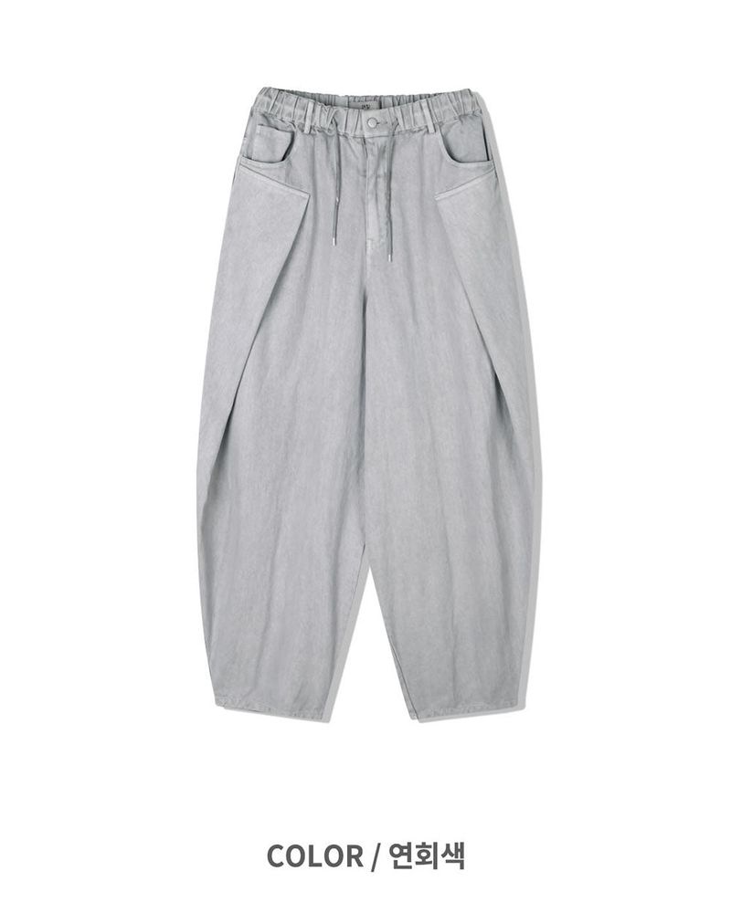 Folden Pigment Balloon Pants