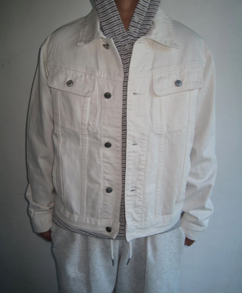 [UNISEX] ベーシッククロッピードデニムジャケット(3 Sizes, 4 Colors)