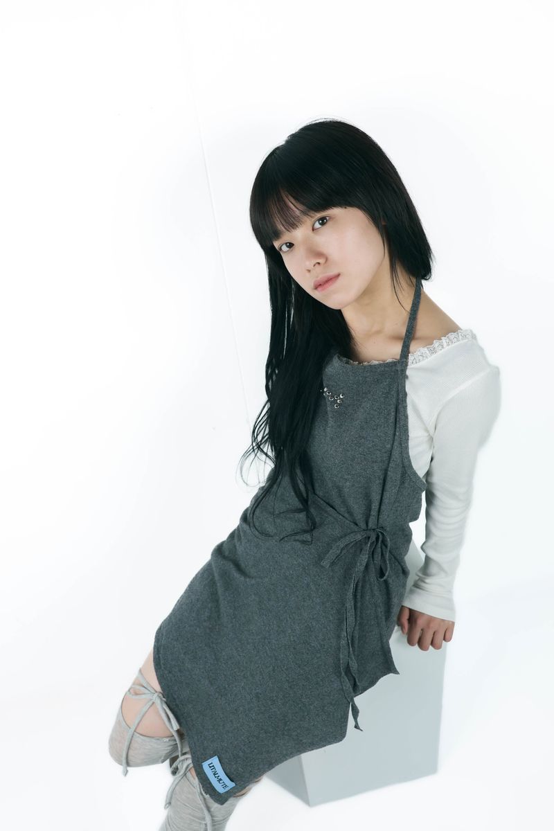 studs layered onepiece(gray)