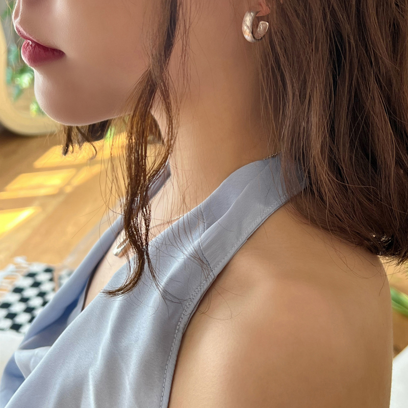 Fade earring (silver)