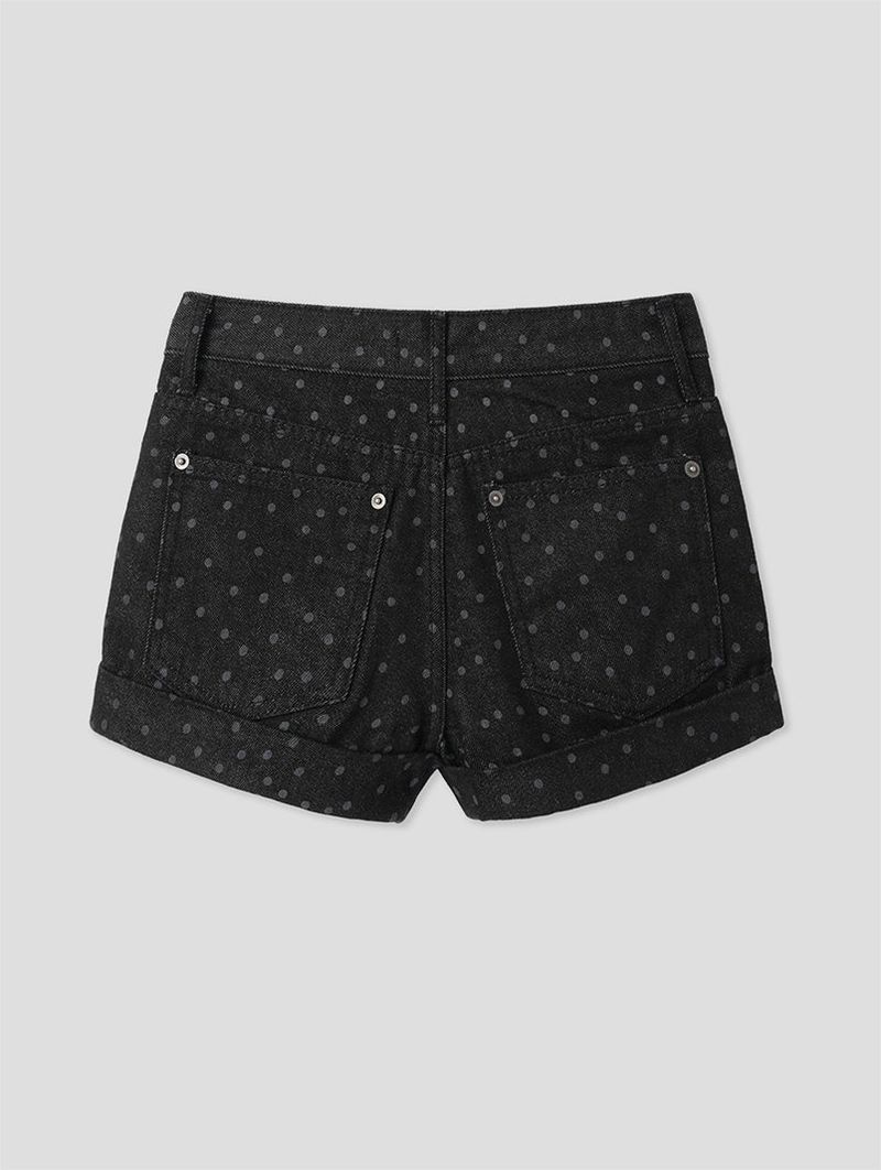 NONFADE DOT DENIM SHORTS (2C)