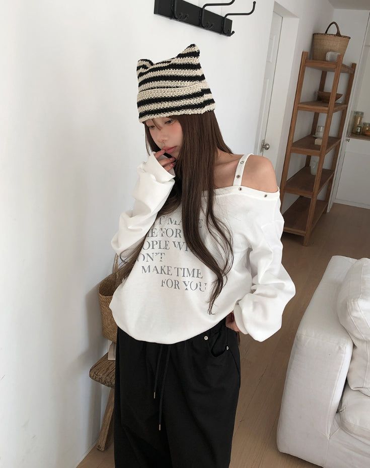 Cat Ear Summer Knitted Beanie