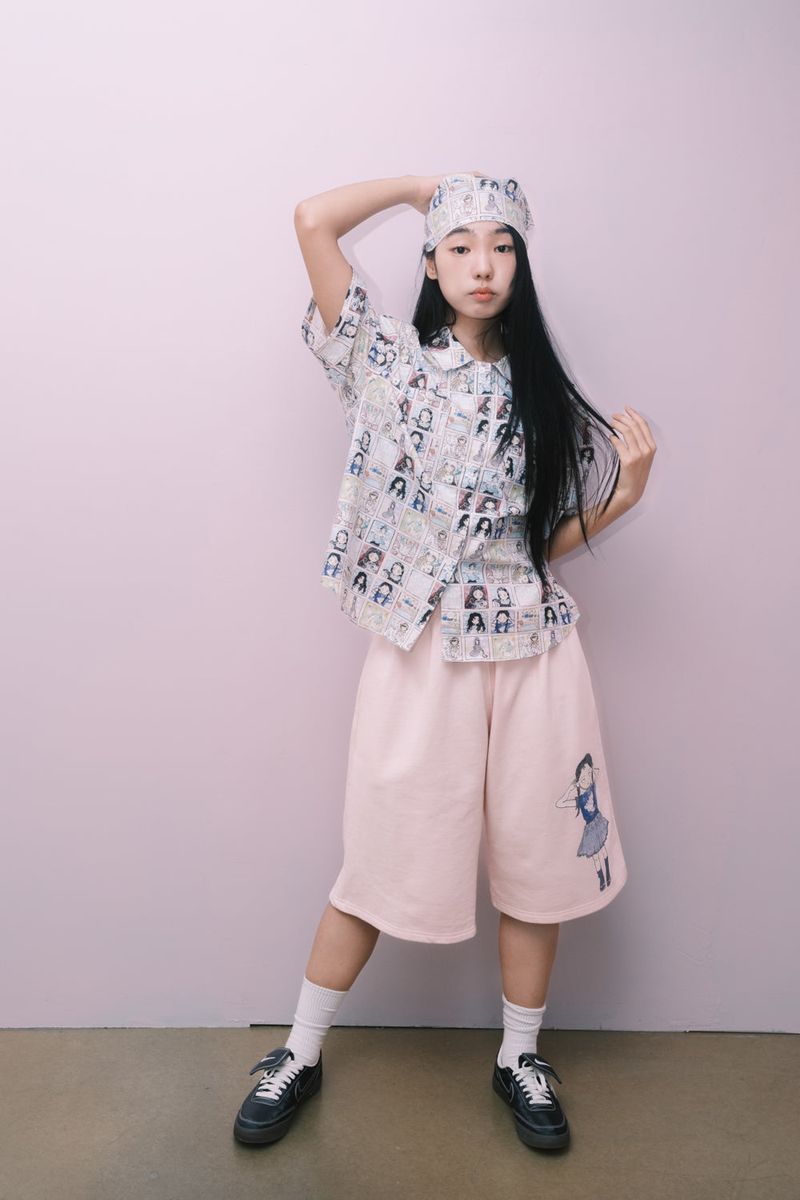 SHAKIRI X Namsuru 우리들 HALF SWEATPANTS 