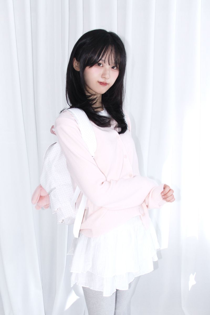 Dot Frill Backpack Kitchen Stripe Daily Bobusang Bag