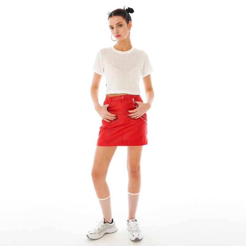 Frill T-shirt [White]