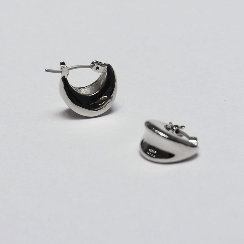 oval volume earring