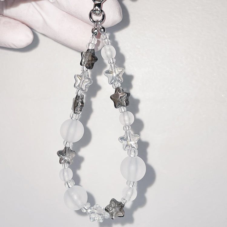 Mono Starlight Beads Heart Key-ring