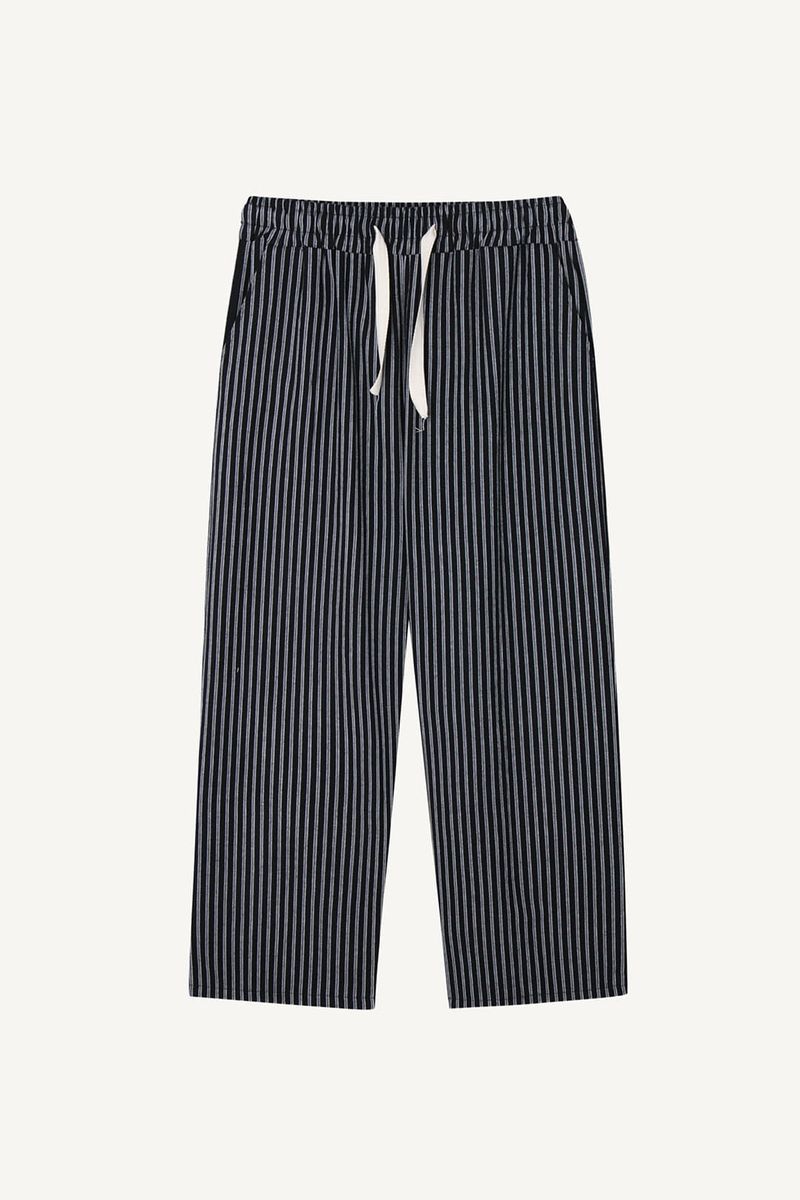 Sun stripe banding pants