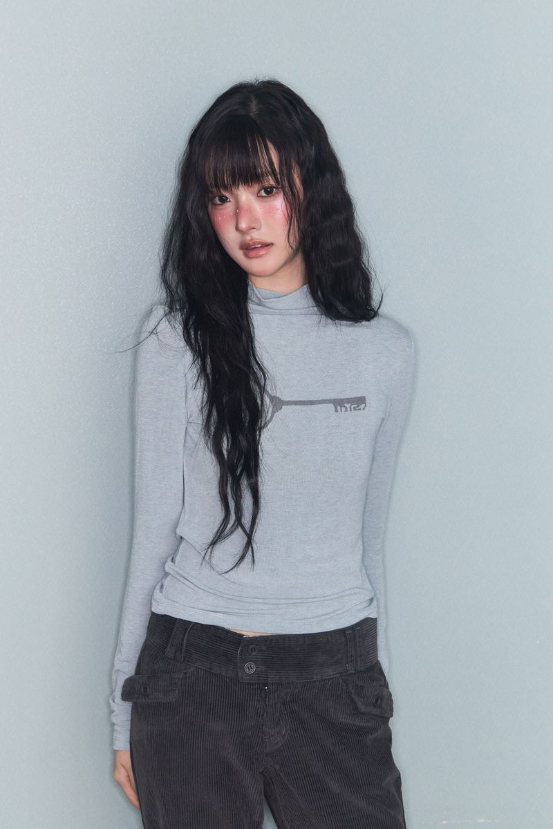 mireco（ミレコ）の「MIRE KEY WOOL HIGH NECK T MINT（Tops）」