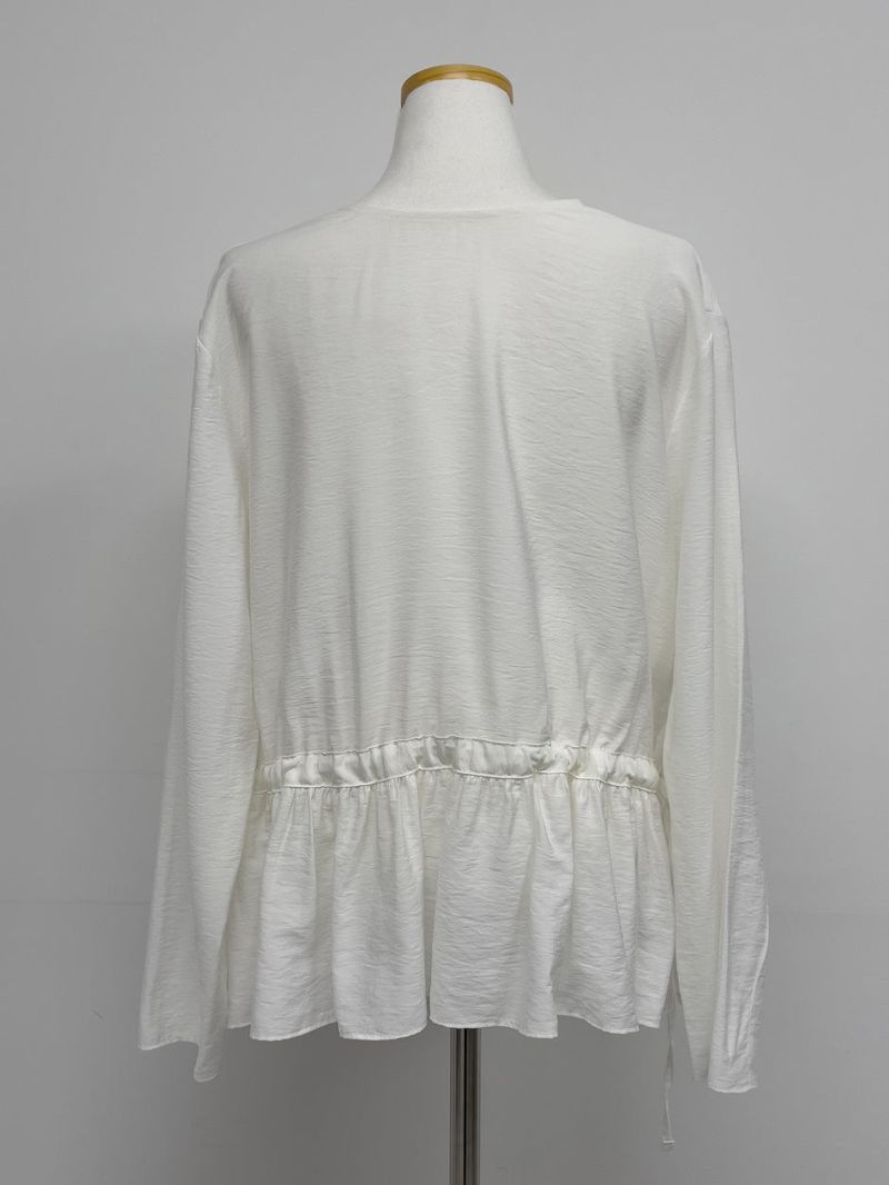 Rose Frill Loose Fit Blouse