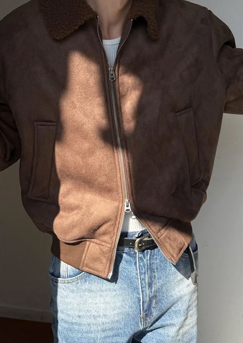 [F/W] Shirring suede mustang(2color)