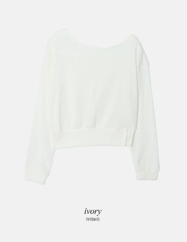 2WAY Button Slit One Shoulder Knit (3color)
