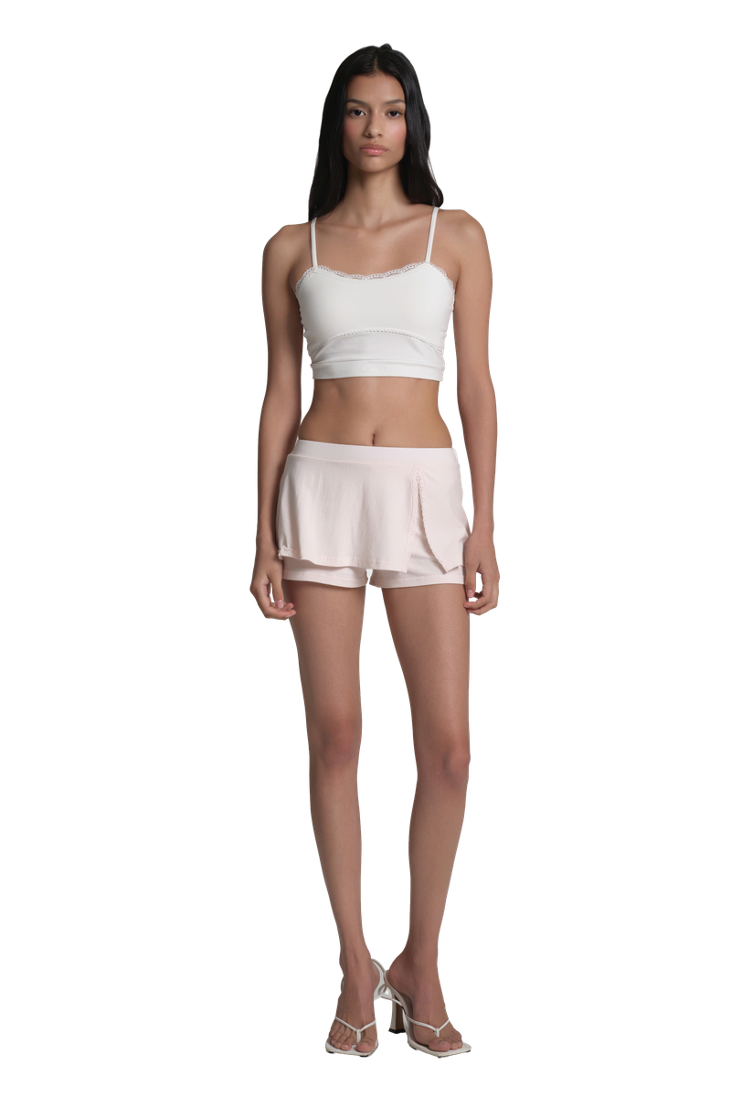 Sorbet lace bralette, White