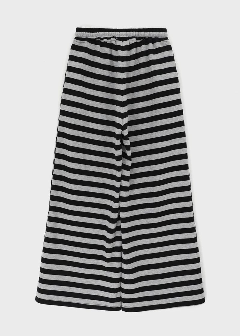 [B-BASIC] Bold Stripe Banding Pants