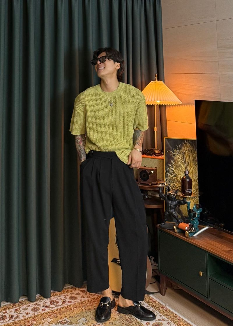 Men's Boucle Round Knit 9COLOR
