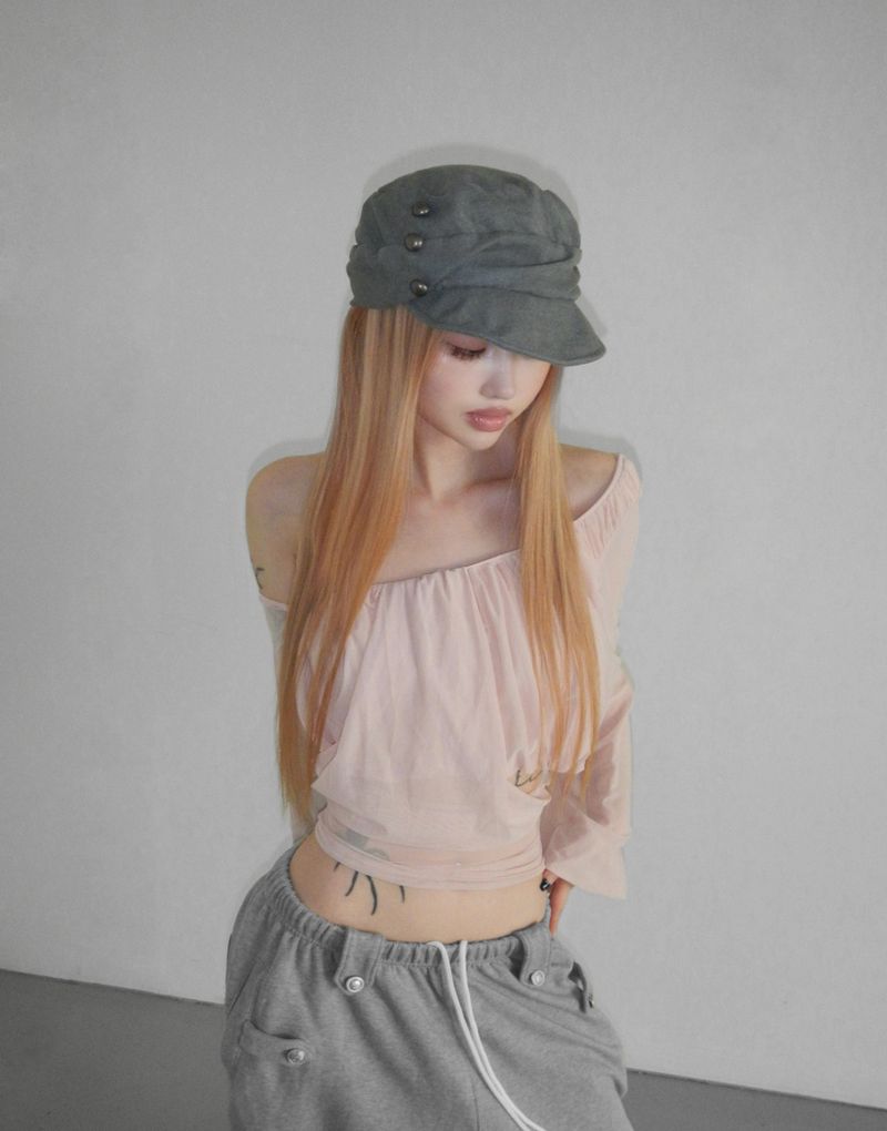 napoleon ruched hat