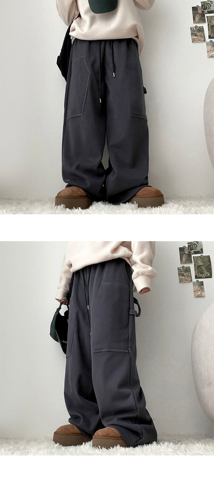 Letti Napping Stitch Carpenter Wide Pants