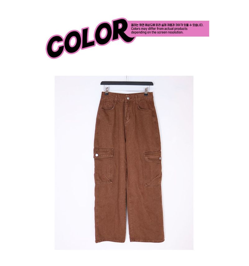 brown pocket cargo pants