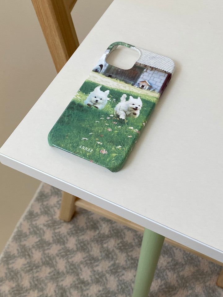 [jogging puppies hard case]