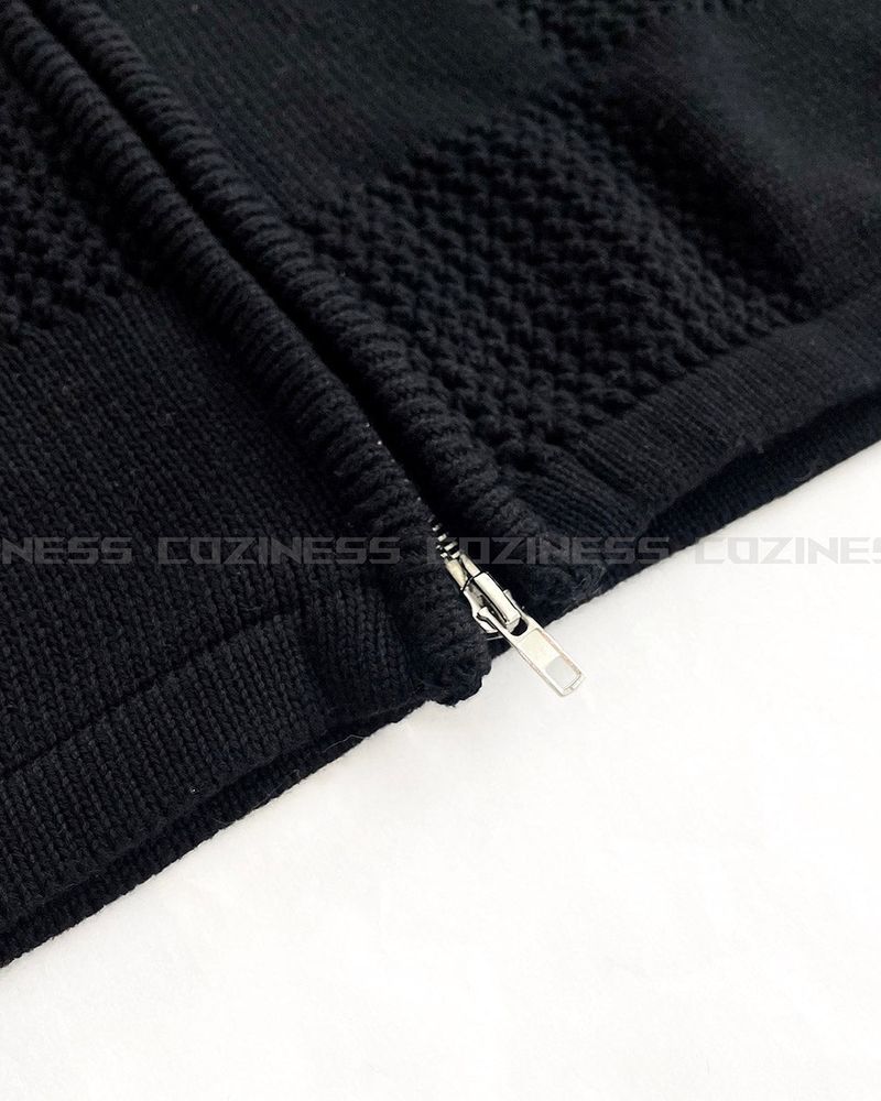 Noir Two-Way Hood Zip-Up (4 colors)