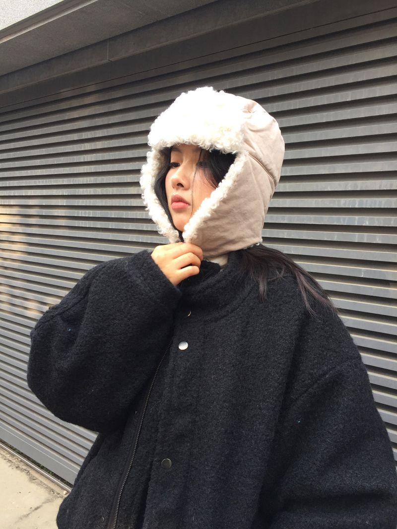 Odd Boucle High Neck Jacket (2color)