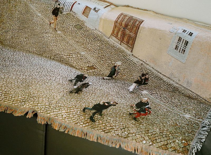 rover people woven blanket