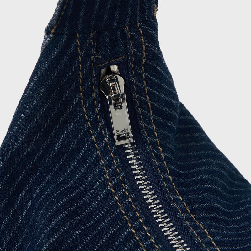 Denim Hobo Bag (Blue)