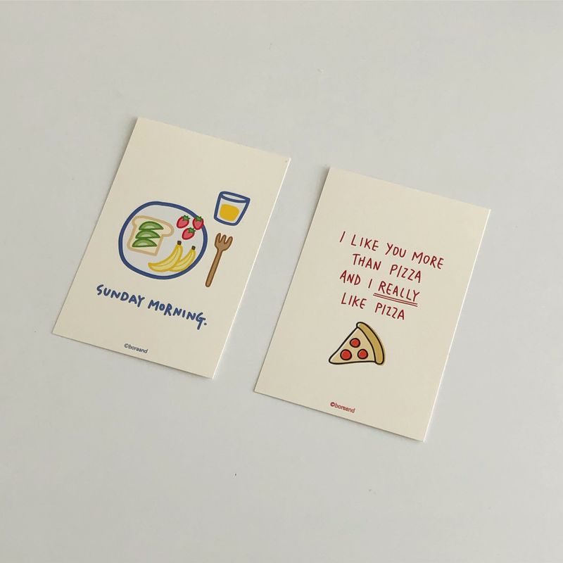 boraand post card set ver.1