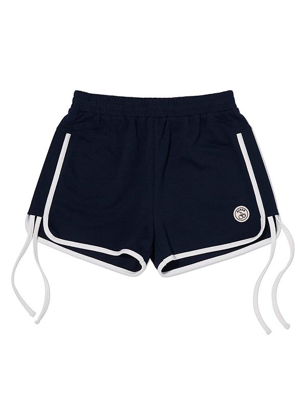 KIRSH（キルシー）の「WORDING GRAPHIC DOLPHIN PANTS [NAVY]（Pants）」