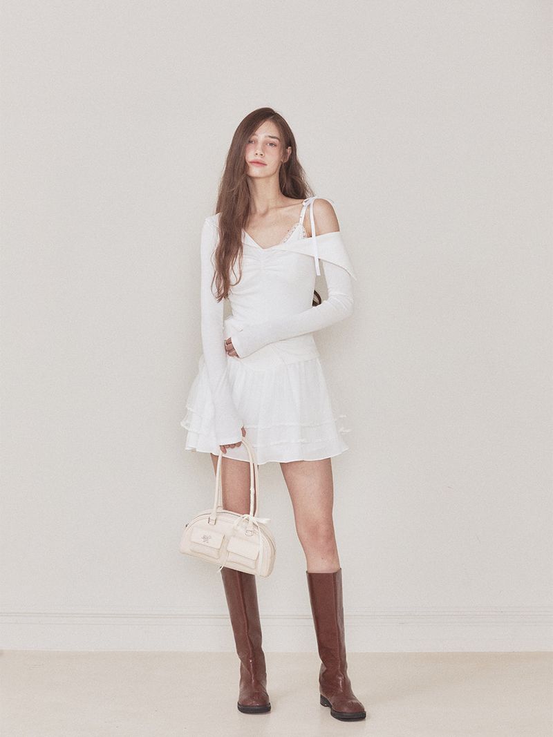 Bunny top set (Ivory)